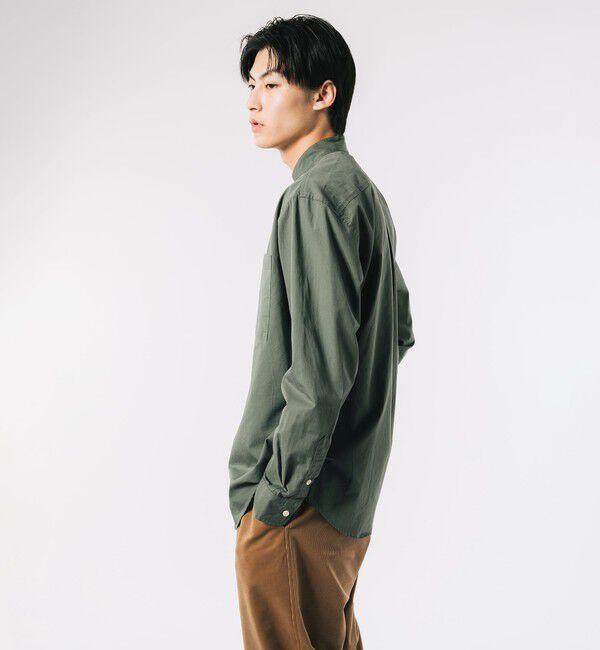 LACOSTE「オーバーサイズ スタンドカラーシャツ」|シャツ・ブラウス|