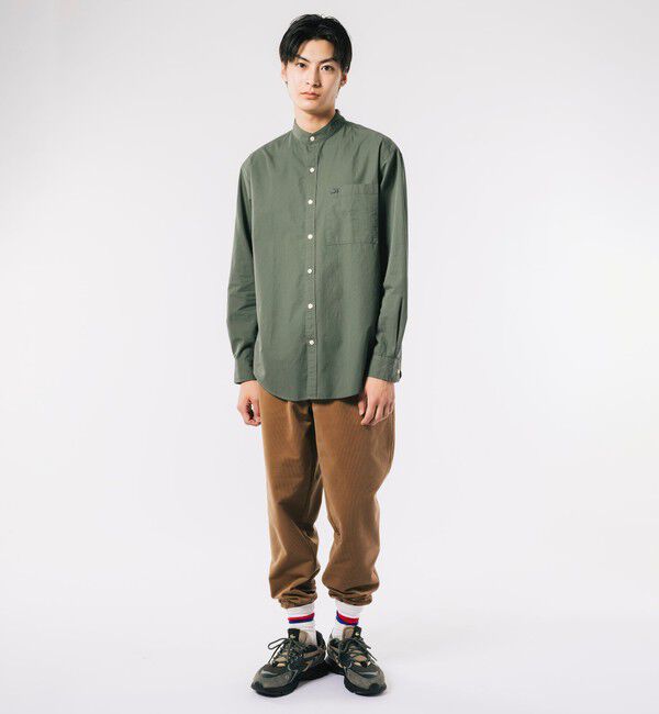 LACOSTE「オーバーサイズ スタンドカラーシャツ」|シャツ・ブラウス|