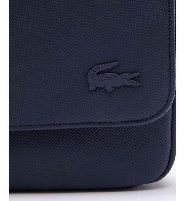 LACOSTE「メンズクラシック スリムフラップサッチェルバッグ / ショルダーバッグ」|ショルダー・メッセンジャー|