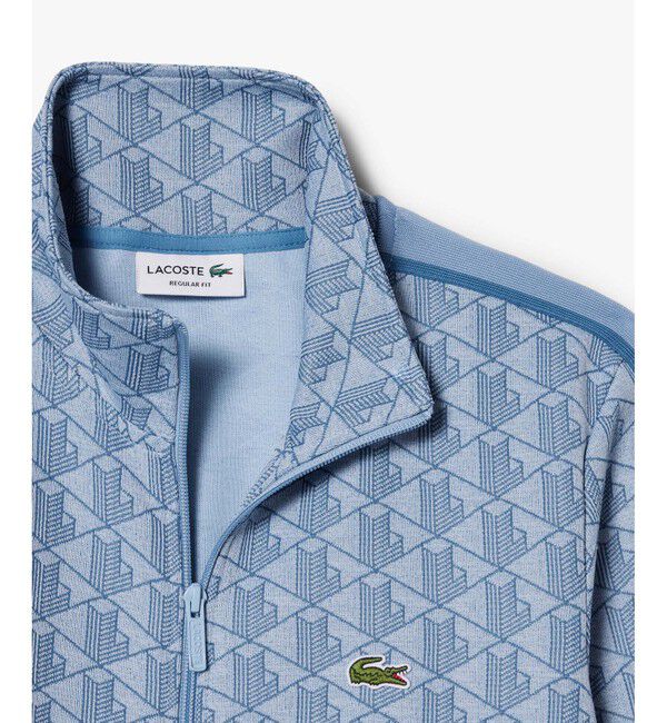LACOSTE「モノグラムジャカードトラックジャケット 【セットアップ対応】」|スウェット・ジャージ|
