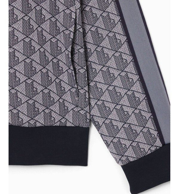 LACOSTE「モノグラムジャカードトラックジャケット 【セットアップ対応】」|スウェット・ジャージ|