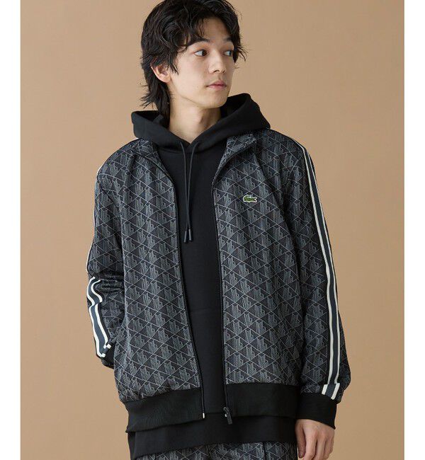 LACOSTE「モノグラムジャカードトラックジャケット 【セットアップ対応】」|スウェット・ジャージ|