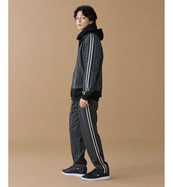 LACOSTE「モノグラムジャカードトラックジャケット 【セットアップ対応】」|スウェット・ジャージ|