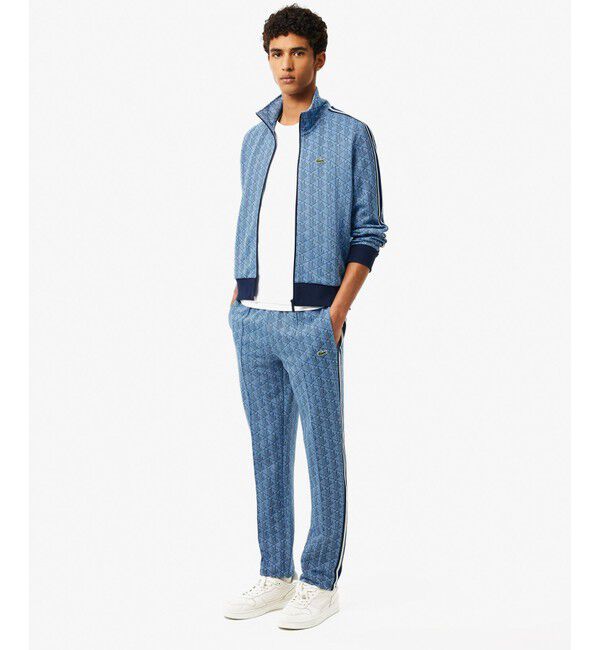 LACOSTE「モノグラムジャカードトラックジャケット 【セットアップ対応】」|スウェット・ジャージ|