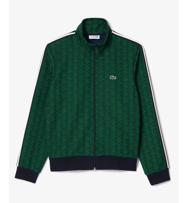 LACOSTE「モノグラムジャカードトラックジャケット 【セットアップ対応】」|スウェット・ジャージ|