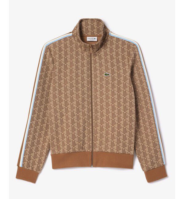 LACOSTE「モノグラムジャカードトラックジャケット 【セットアップ対応】」|スウェット・ジャージ|