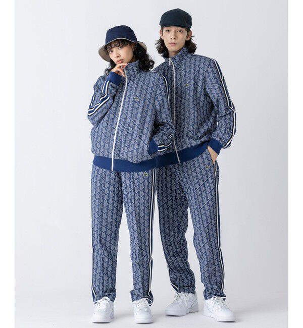 LACOSTE「モノグラムジャカードトラックジャケット 【セットアップ対応】」|スウェット・ジャージ|