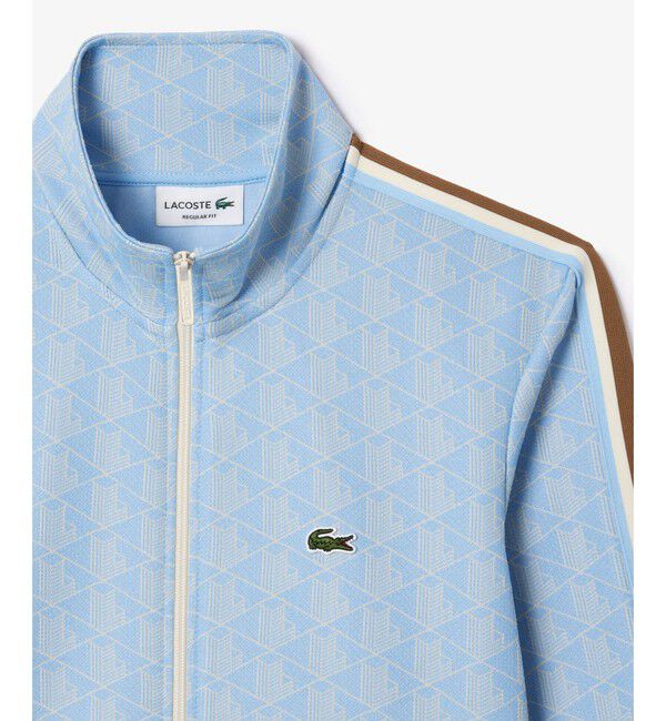 LACOSTE「モノグラムジャカードトラックジャケット 【セットアップ対応】」|スウェット・ジャージ|