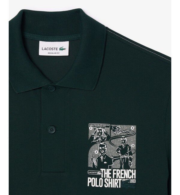 LACOSTE「ルネ・ラコステグラフィックパックプリントポロシャツ」|ポロシャツ|