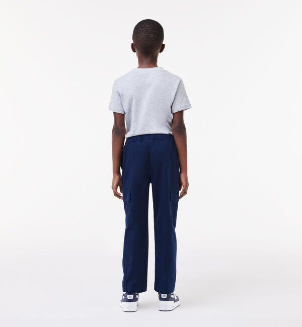 LACOSTE「JUNIORストレッチカーゴパンツ」|カーゴ|