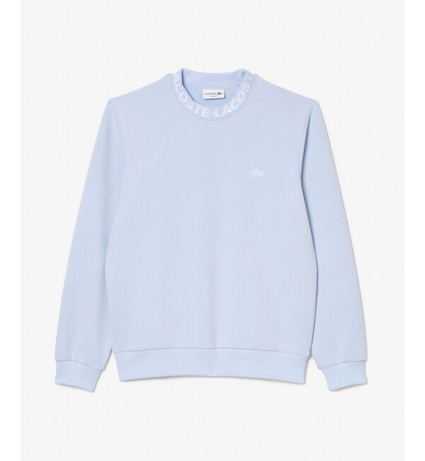 LACOSTE「ネームジャカードモックネックスウェット トレーナー」|スウェット・ジャージ|ライトブルー