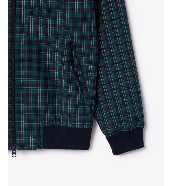 LACOSTE「チェックバーシティジャケット」|ブルゾン・スタジャン|