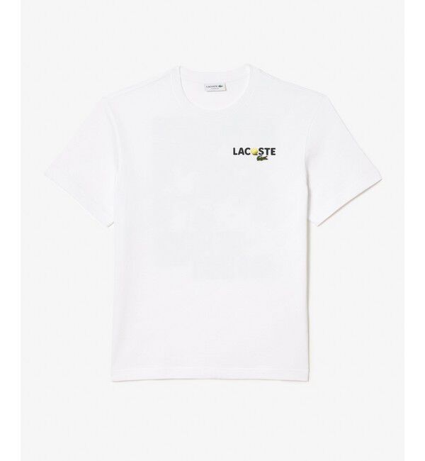 LACOSTE「ルネ・ラコステグラフィックパックプリントTシャツ」|Tシャツ・カットソー|ホワイト