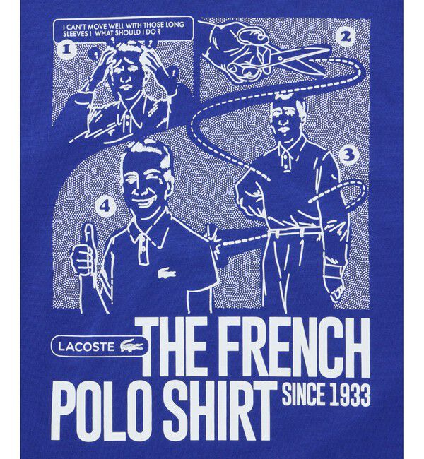 LACOSTE「ルネ・ラコステグラフィックパックプリントTシャツ」|Tシャツ・カットソー|