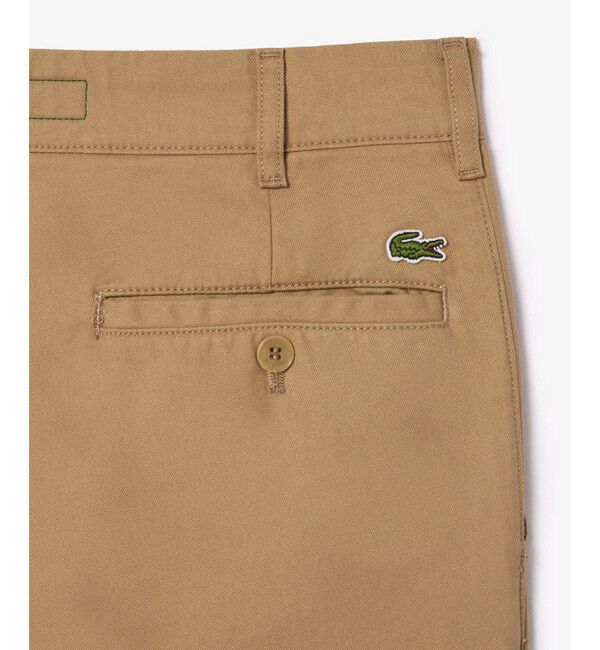 LACOSTE「コットンツイルストレートパンツ」|チノ|