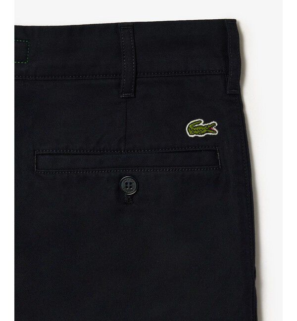 LACOSTE「コットンツイルストレートパンツ」|チノ|