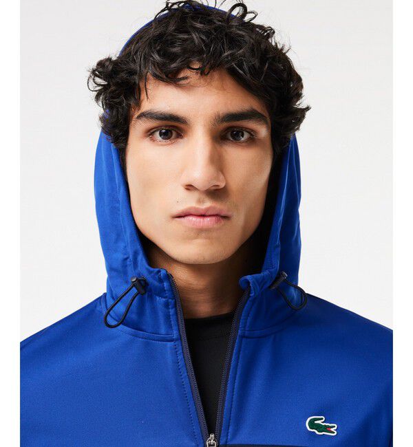 LACOSTE「ウルトラドライバイカラーフードジャケット」|パーカー|