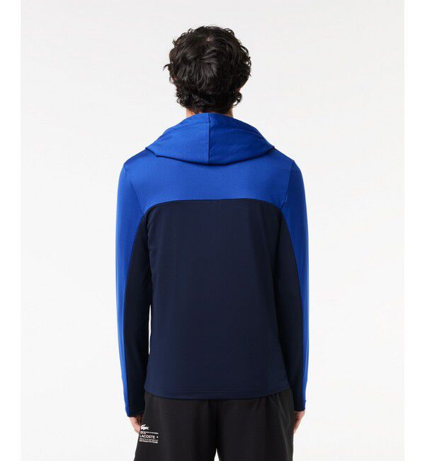 LACOSTE「ウルトラドライバイカラーフードジャケット」|パーカー|