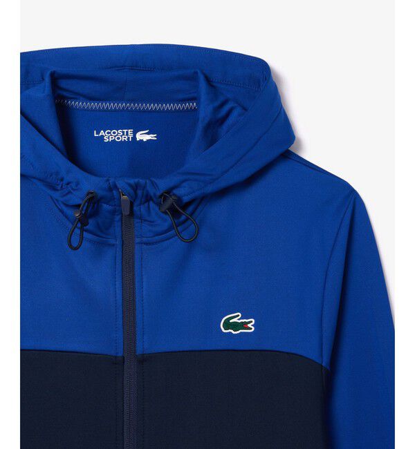 LACOSTE「ウルトラドライバイカラーフードジャケット」|パーカー|