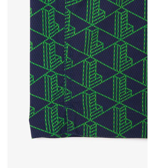 LACOSTE「オールオーバーモノグラムプリントオープンカラーシャツ」|シャツ・ブラウス|