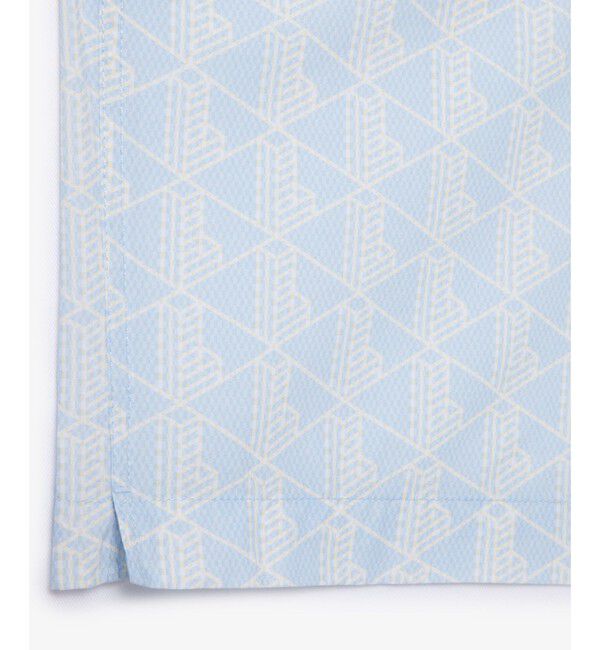 LACOSTE「オールオーバーモノグラムプリントオープンカラーシャツ」|シャツ・ブラウス|