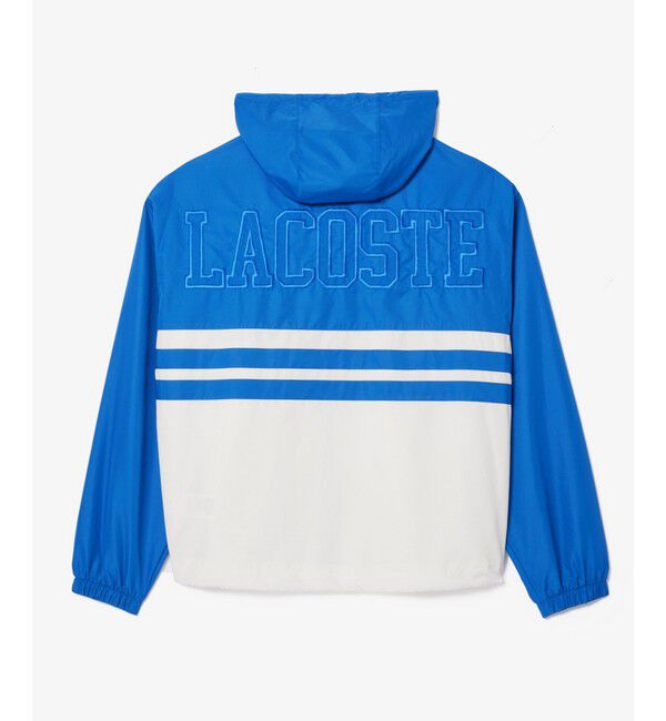 LACOSTE「カラーブロック耐水トラックジャケット」|ブルゾン・スタジャン|