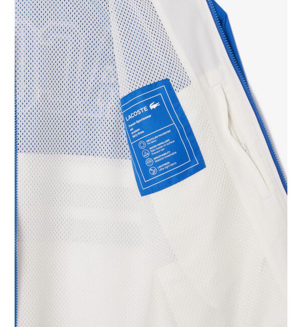 LACOSTE「カラーブロック耐水トラックジャケット」|ブルゾン・スタジャン|