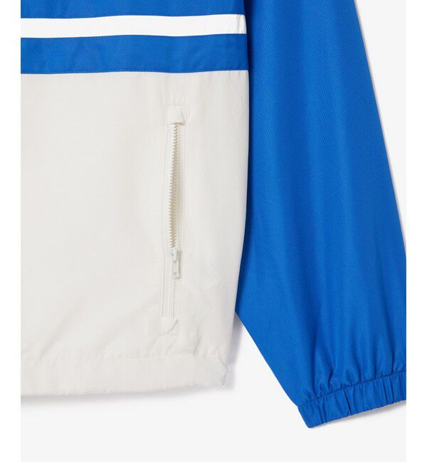 LACOSTE「カラーブロック耐水トラックジャケット」|ブルゾン・スタジャン|