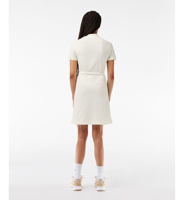 LACOSTE「鹿の子地ラップドレス」|ワンピース|