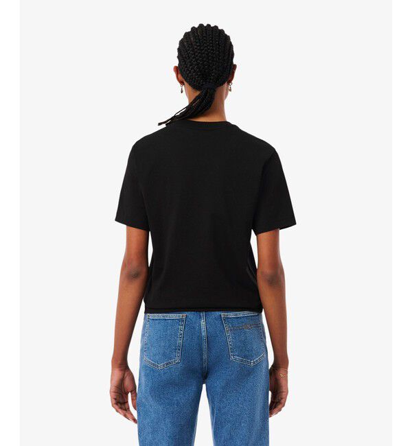 LACOSTE「ハイクオリティ ピマコットン仕立て ワンポイントソフトタッチ半袖Tシャツ」|Tシャツ・カットソー|