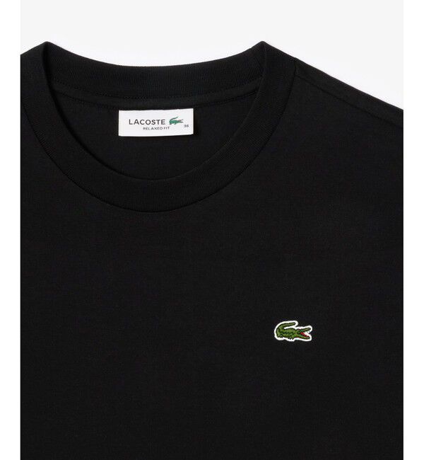 LACOSTE「ハイクオリティ ピマコットン仕立て ワンポイントソフトタッチ半袖Tシャツ」|Tシャツ・カットソー|