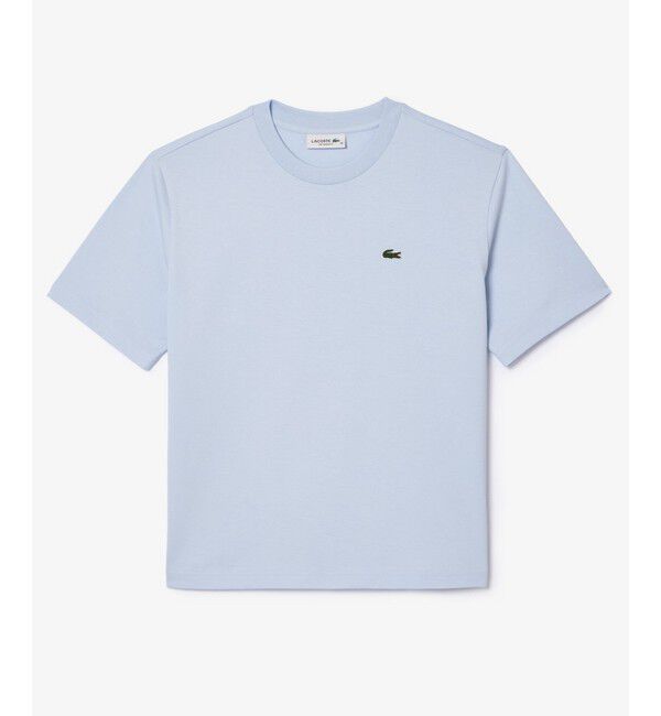 LACOSTE「ハイクオリティ ピマコットン仕立て ワンポイントソフトタッチ半袖Tシャツ」|Tシャツ・カットソー|