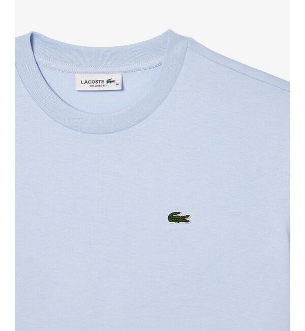 LACOSTE「ハイクオリティ ピマコットン仕立て ワンポイントソフトタッチ半袖Tシャツ」|Tシャツ・カットソー|
