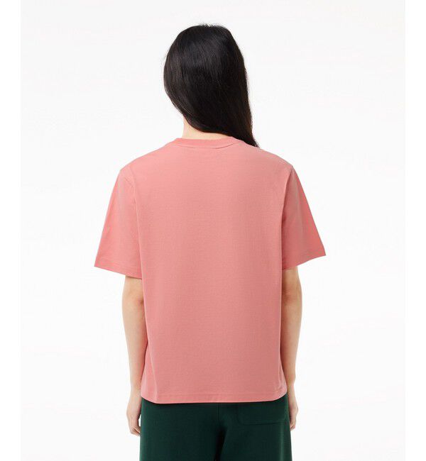 LACOSTE「ハイクオリティ ピマコットン仕立て ワンポイントソフトタッチ半袖Tシャツ」|Tシャツ・カットソー|