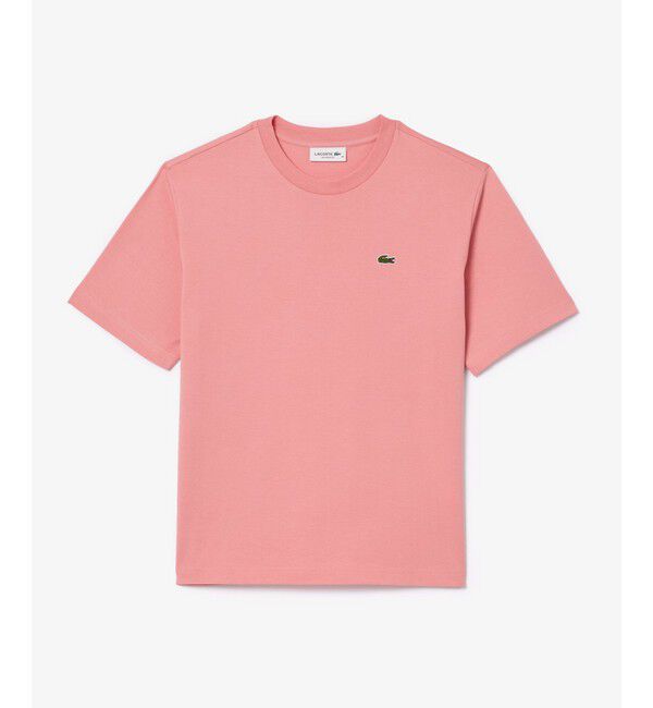 LACOSTE「ハイクオリティ ピマコットン仕立て ワンポイントソフトタッチ半袖Tシャツ」|Tシャツ・カットソー|