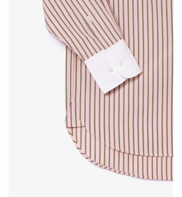 LACOSTE「ストライプクレリックシャツ」|シャツ・ブラウス|