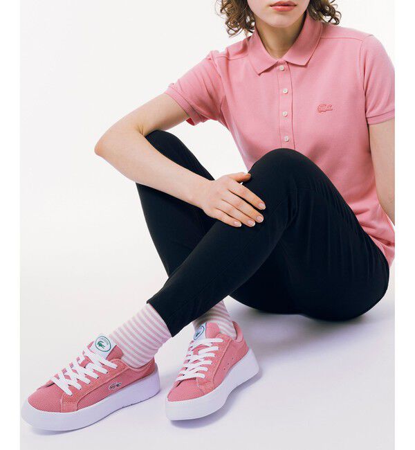 LACOSTE「ウィメンズ CARNABY PLAT LT 124 2 SFA」|スニーカー|ピンク