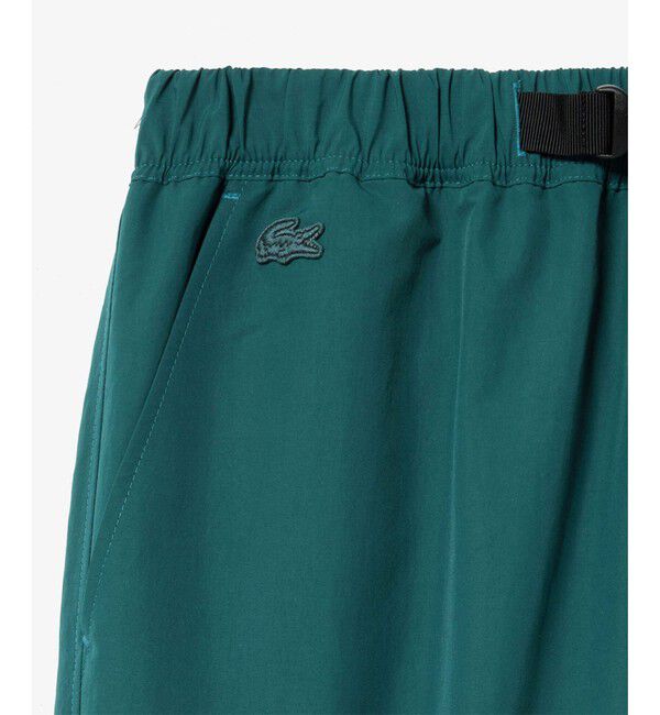 LACOSTE「撥水 防水 ウィメンズ 軽量 ルーズフィット ストレート ナイロンカーゴパンツ」|カーゴ|