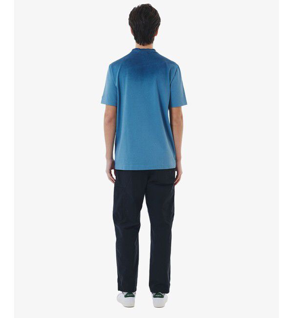 LACOSTE「ワイドテーパード ナイロンコットンツイル 裾ドローコード カーゴパンツ」|カーゴ|