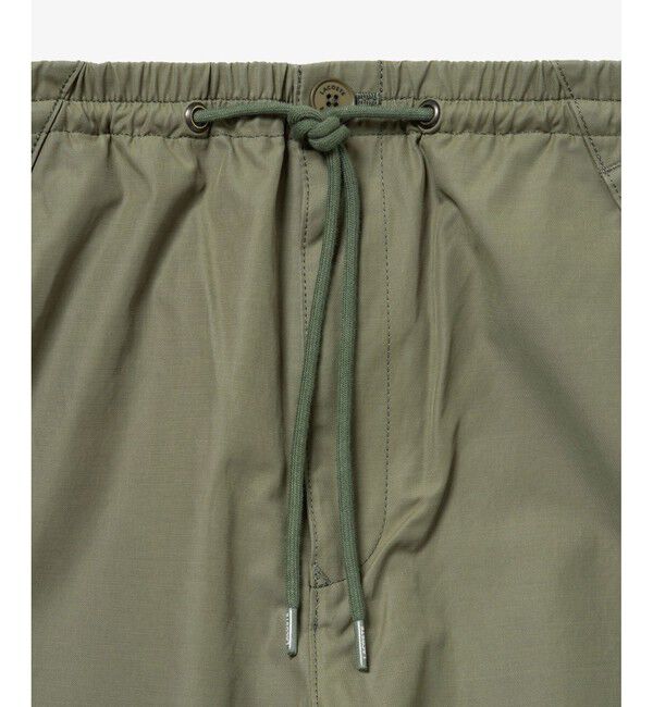 LACOSTE「ワイドテーパード ナイロンコットンツイル 裾ドローコード カーゴパンツ」|カーゴ|