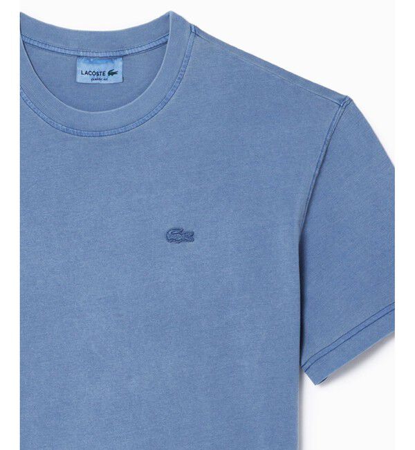 LACOSTE「ナチュラルダイワントーンTシャツ」|Tシャツ・カットソー|ダークブルー