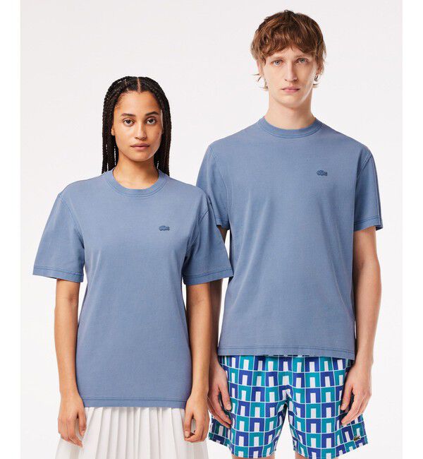 LACOSTE「ナチュラルダイワントーンTシャツ」|Tシャツ・カットソー|