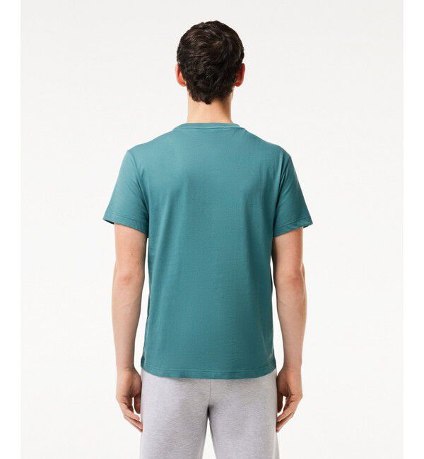LACOSTE「ネーム＆ワニロゴグラフィックドライTシャツ」|Tシャツ・カットソー|