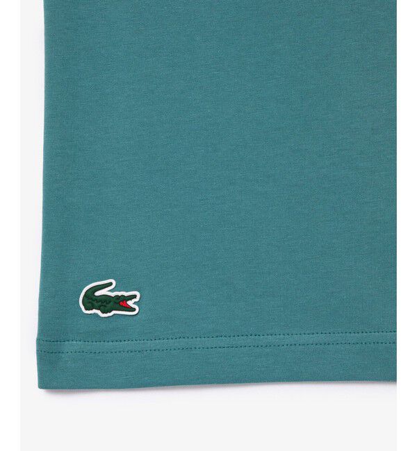 LACOSTE「ネーム＆ワニロゴグラフィックドライTシャツ」|Tシャツ・カットソー|