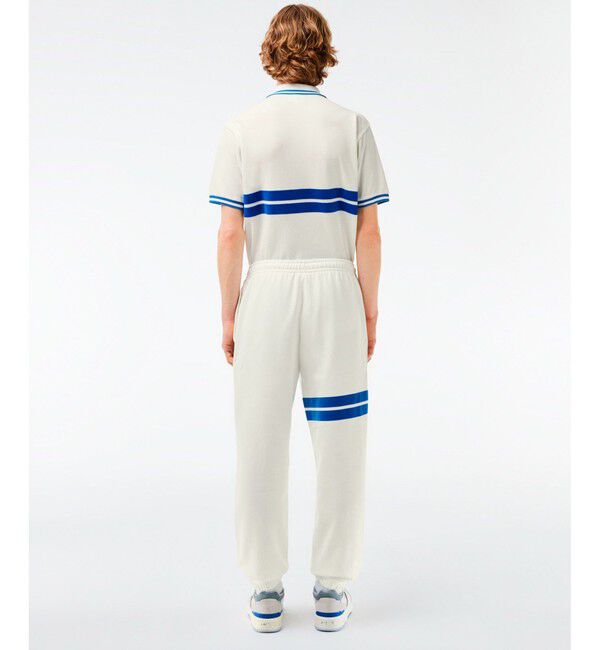 LACOSTE「オーガニックコットン 裏パイル アシンメトリーラインスウェットトラックパンツ」|その他|