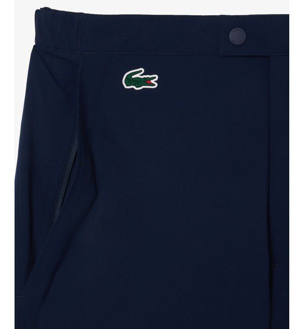 LACOSTE「耐水 撥水 止水ジップ ストレッチゴルフオーバーパンツ」|チノ|