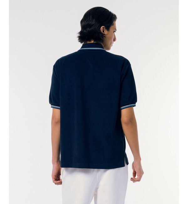 LACOSTE「ハイゲージパイル地 オーバーサイズ 半袖ポロシャツ」|ポロシャツ|