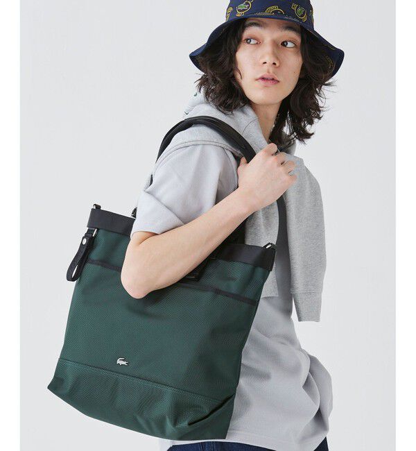 LACOSTE「コメ PCポケットラージトートバッグ」|トートバッグ|