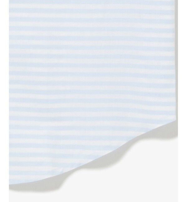 LACOSTE「コットンリネンボーダーシャツ」|シャツ・ブラウス|