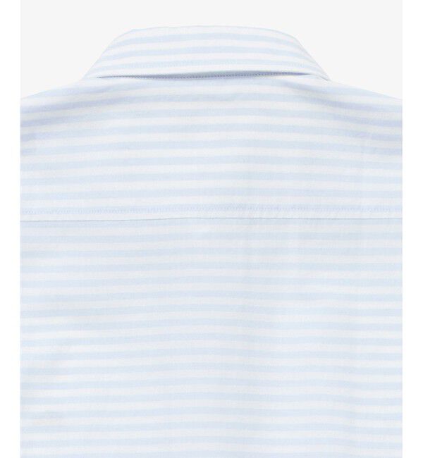 LACOSTE「コットンリネンボーダーシャツ」|シャツ・ブラウス|